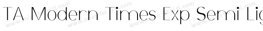 TA Modern Times Exp Semi Light字体转换